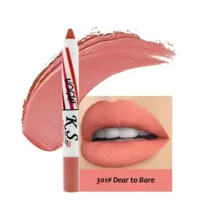 Tattielove Matte Lipstick Waterproof Lasting Non-stick Cup Lipstick Pen Matte Lip Liner Pencil Nov-301#(from malaysia)